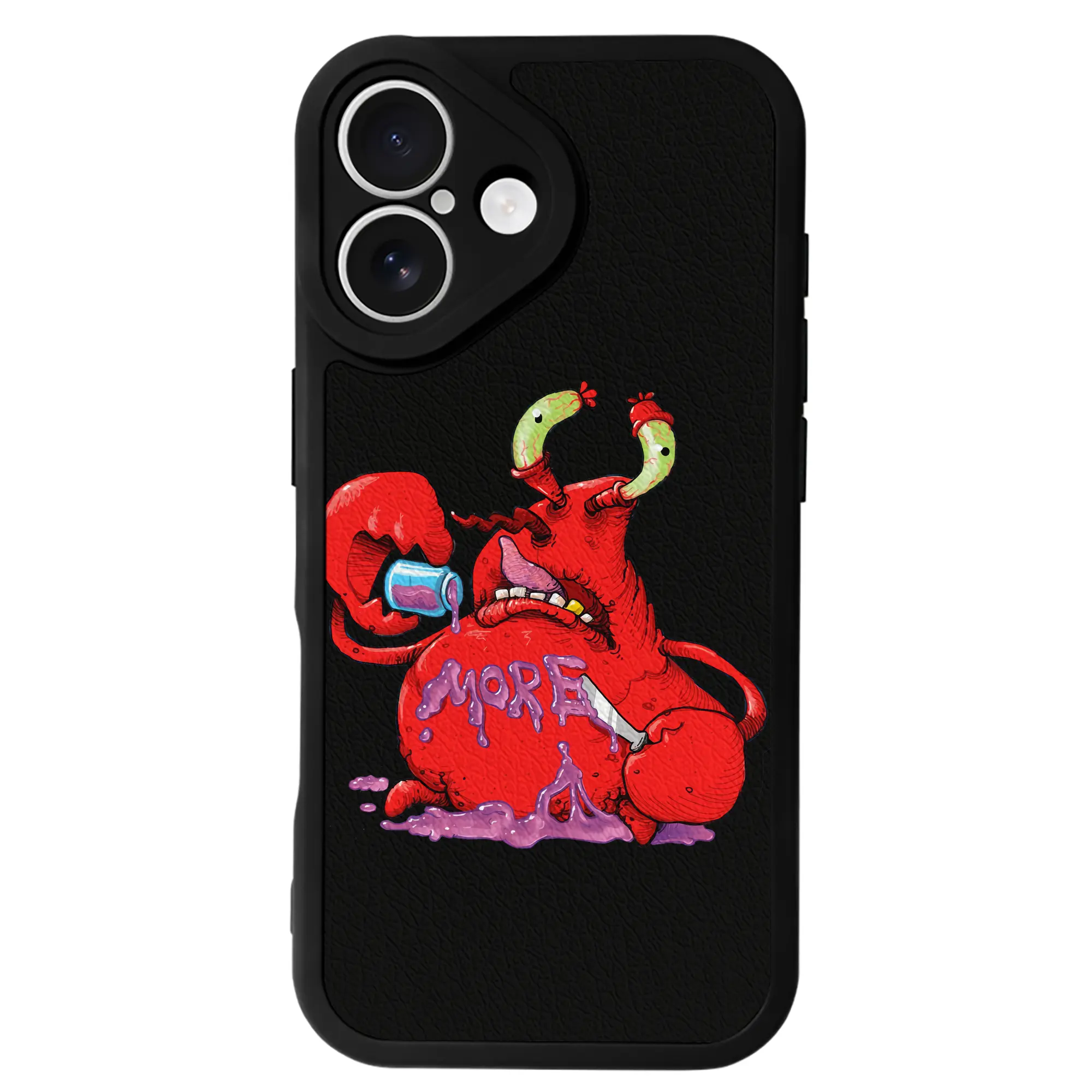 スポンジボブ グッズ ミスター・クラブ - IPhone 16シリーズ対応 ・ シリコンスマホケース ・ レザー調 ・ 高精度フィット ・ 耐衝撃 ・ ワイヤレス充電対応 ・ 精密カット